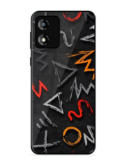 Grungy Graffiti Glossy Metal Phone Cover for Motorola Moto E13 Zapvi