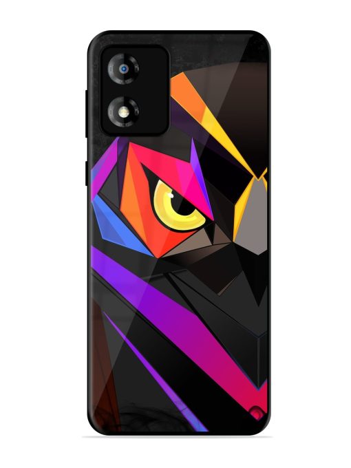 Wpap Owl Glossy Metal Phone Cover for Motorola Moto E13 Zapvi