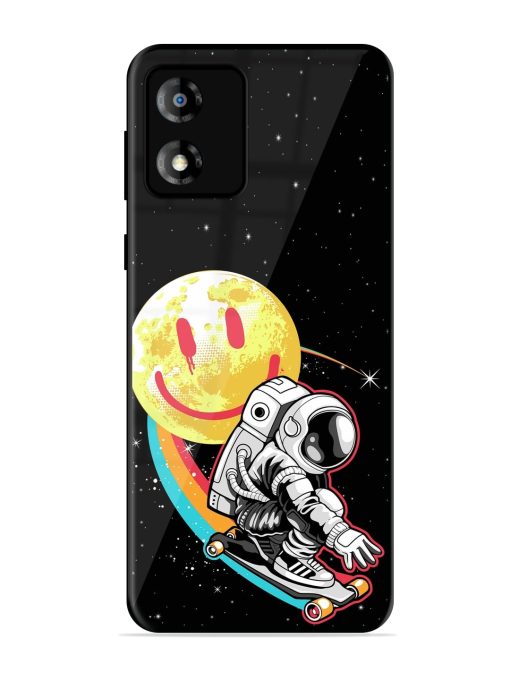 Astronaut Art Glossy Metal Phone Cover for Motorola Moto E13