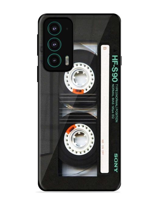 Sony Hf-S90 Cassette Glossy Metal Phone Cover for Motorola Moto Edge 20 Zapvi