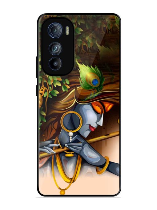 Krishna Glossy Metal Phone Cover for Motorola Moto Edge 30 Zapvi