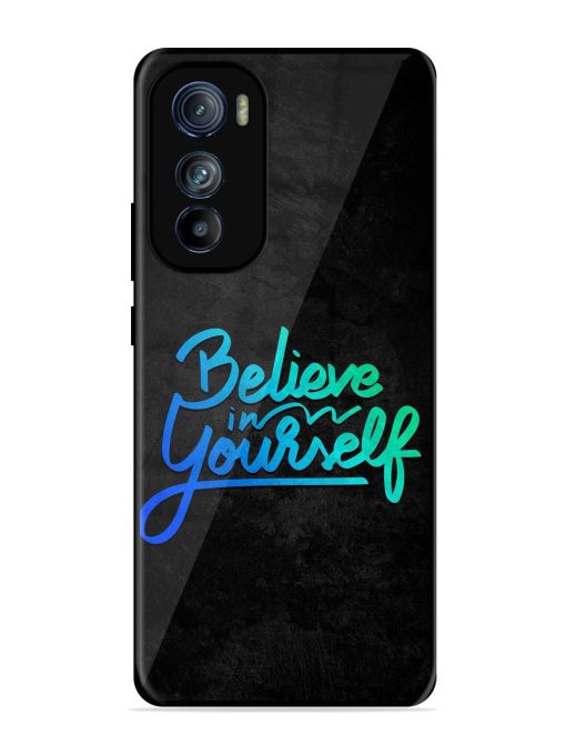 Believe In Yourself Glossy Metal Phone Cover for Motorola Moto Edge 30 Zapvi