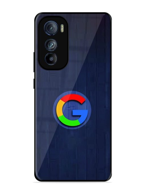 Google Logo Printed Glossy Metal TPU Phone Cover for Motorola Moto Edge 30