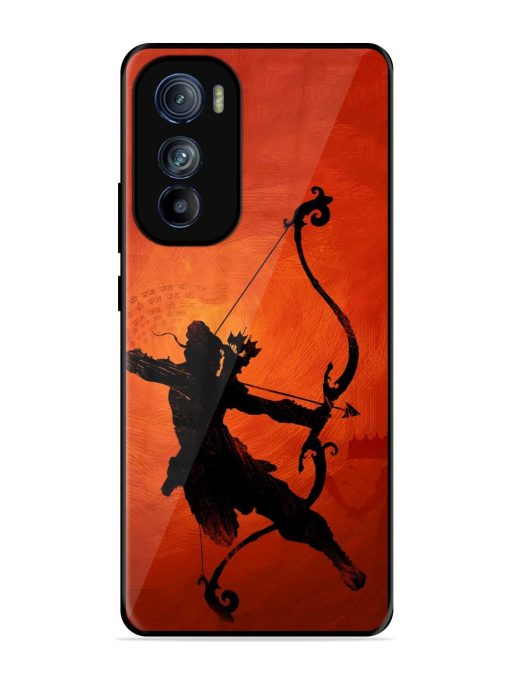 Illustration Lord Rama Glossy Metal Phone Cover for Motorola Moto Edge 30 Zapvi