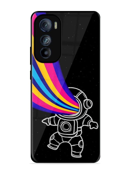 Astronaut Glossy Metal TPU Phone Cover for Motorola Moto Edge 30 Zapvi