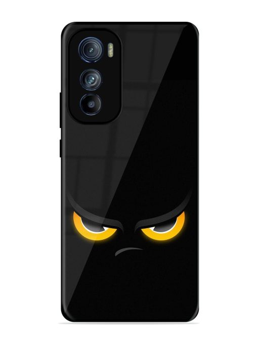 Scary Yellow Eye Glossy Metal TPU Phone Cover for Motorola Moto Edge 30 Zapvi