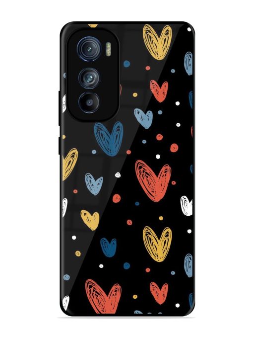 Happy Valentines Day Glossy Metal TPU Phone Cover for Motorola Moto Edge 30 Zapvi