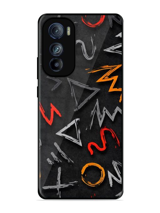 Grungy Graffiti Glossy Metal Phone Cover for Motorola Moto Edge 30 Zapvi