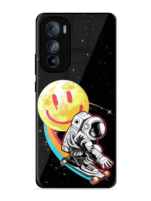 Astronaut Art Glossy Metal Phone Cover for Motorola Moto Edge 30 Zapvi