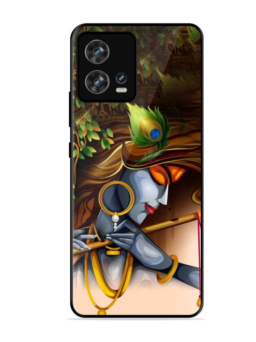 Krishna Glossy Metal Phone Cover for Motorola Moto Edge 30 Fusion Zapvi