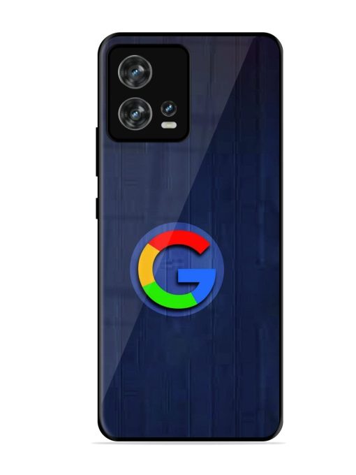 Google Logo Printed Glossy Metal TPU Phone Cover for Motorola Moto Edge 30 Fusion