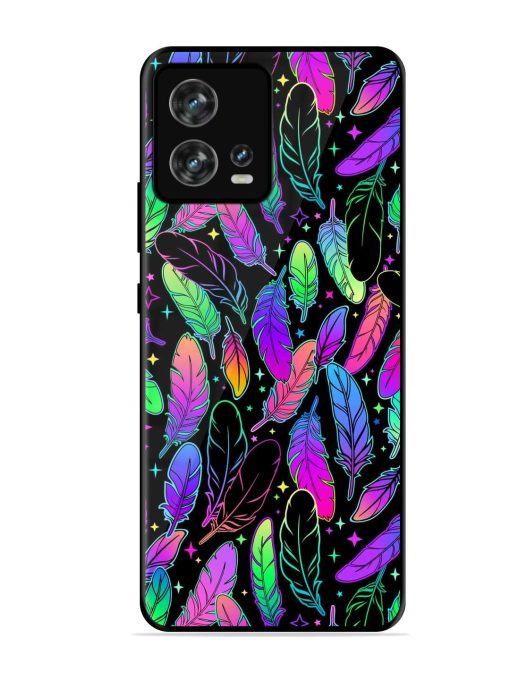 Bright Multi Colored Seamless Glossy Metal Phone Cover for Motorola Moto Edge 30 Fusion