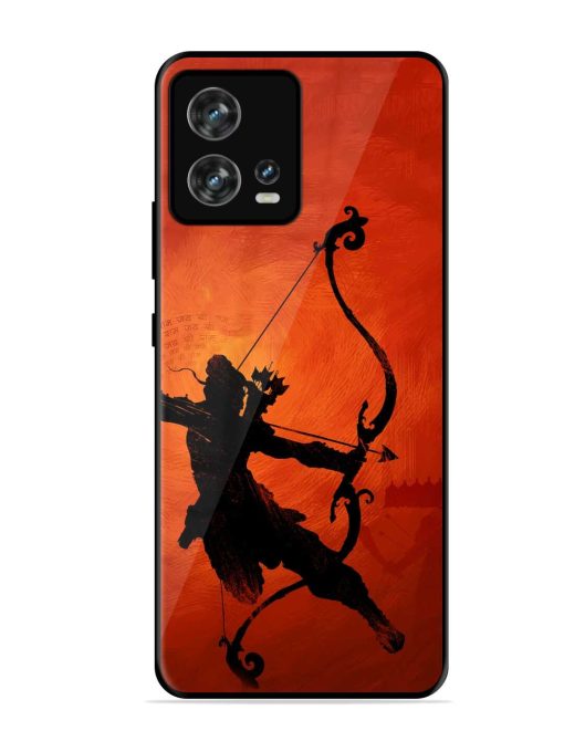 Illustration Lord Rama Glossy Metal Phone Cover for Motorola Moto Edge 30 Fusion Zapvi