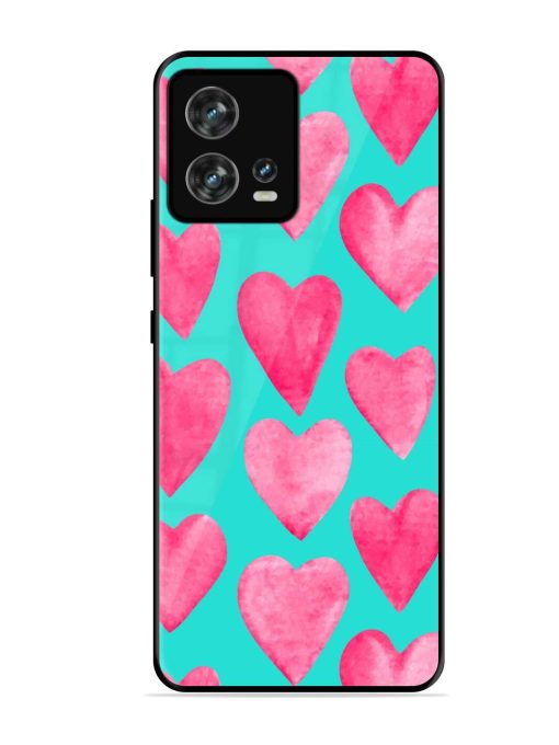 Beautiful Vector Illustration Glossy Metal Phone Cover for Motorola Moto Edge 30 Fusion Zapvi