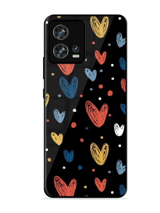 Happy Valentines Day Glossy Metal TPU Phone Cover for Motorola Moto Edge 30 Fusion