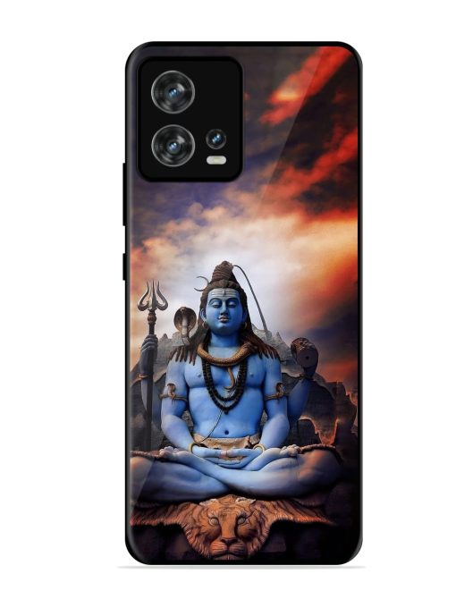 Jai Jai Shiv Glossy Metal Phone Cover for Motorola Moto Edge 30 Fusion