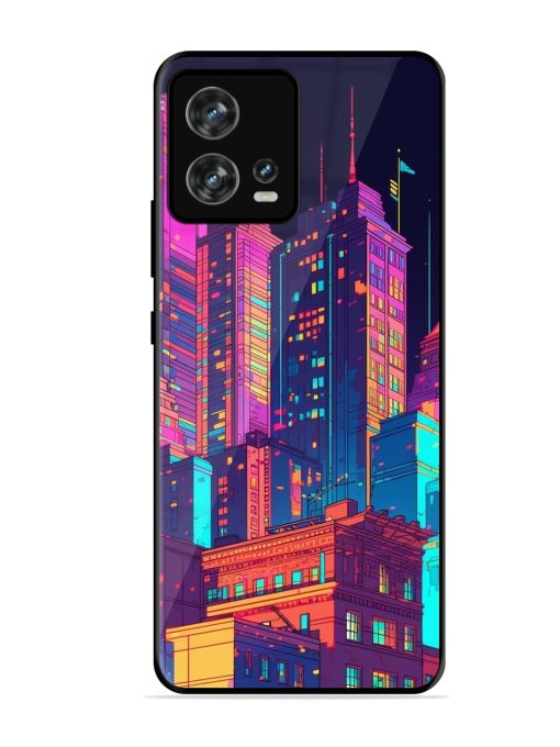 City View Glossy Metal Phone Cover for Motorola Moto Edge 30 Fusion Zapvi