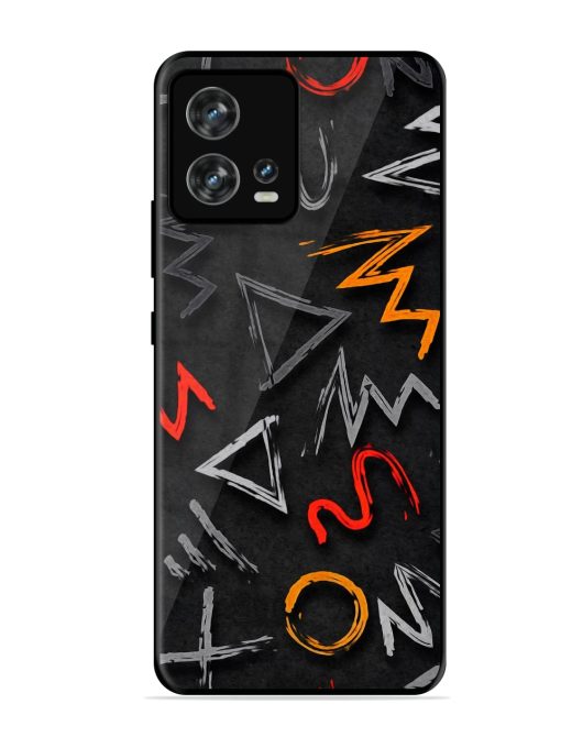 Grungy Graffiti Glossy Metal Phone Cover for Motorola Moto Edge 30 Fusion Zapvi