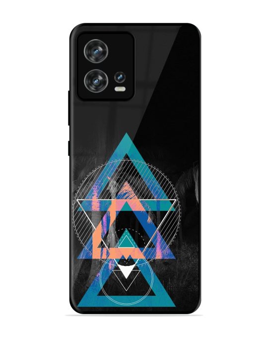 Indie Cross Glossy Metal Phone Cover for Motorola Moto Edge 30 Fusion Zapvi