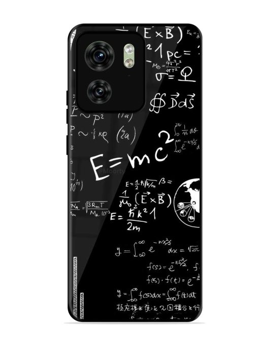 E=Mc2 Mass?Energy Equivalence Glossy Metal Phone Cover for Motorola Moto Edge 40 Zapvi