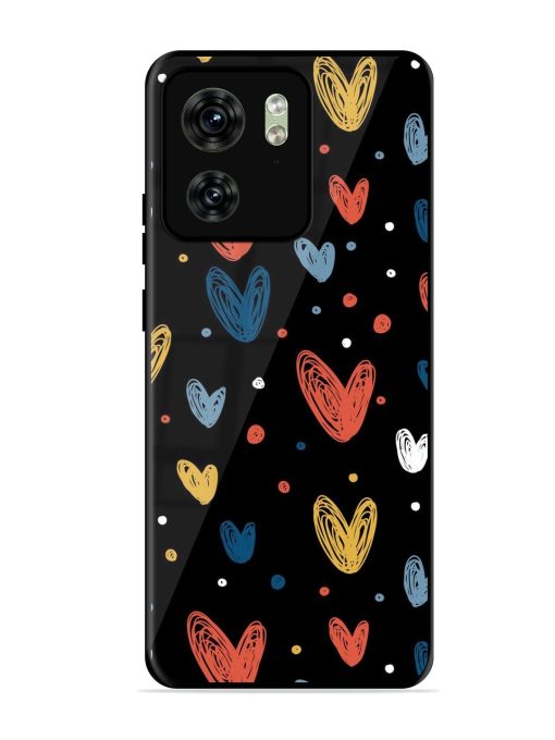 Happy Valentines Day Glossy Metal TPU Phone Cover for Motorola Moto Edge 40