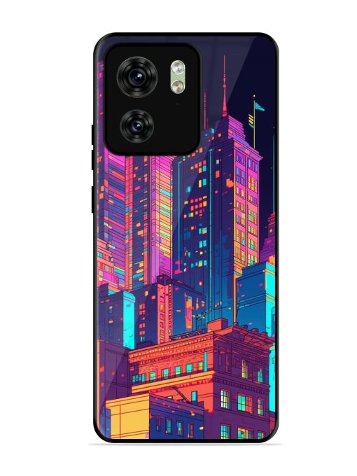 City View Glossy Metal Phone Cover for Motorola Moto Edge 40 Zapvi