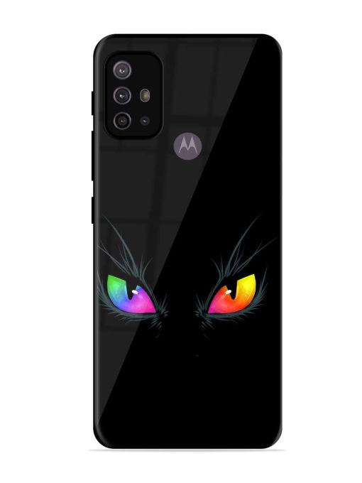 Cat Eyes Glossy Metal Phone Cover for Motorola Moto G10 Power Zapvi