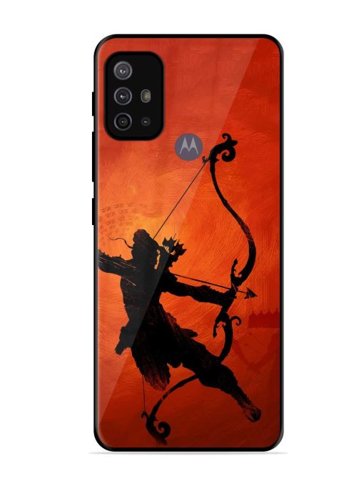 Illustration Lord Rama Glossy Metal Phone Cover for Motorola Moto G10 Power