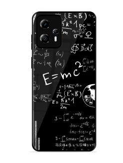 E=Mc2 Mass?Energy Equivalence Glossy Metal Phone Cover for Motorola Moto G13