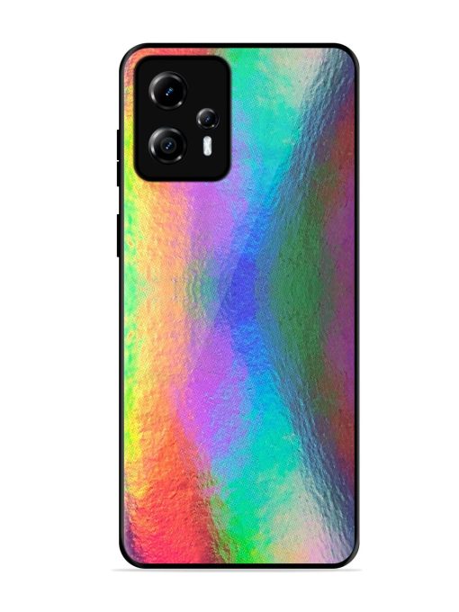 Colorful Holographic Background Glossy Metal TPU Phone Cover for Motorola Moto G13 Zapvi