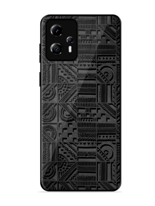 Seamless Pattern Glossy Metal Phone Cover for Motorola Moto G13 Zapvi