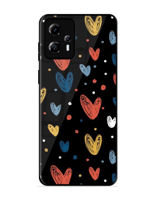 Happy Valentines Day Glossy Metal TPU Phone Cover for Motorola Moto G13 Zapvi