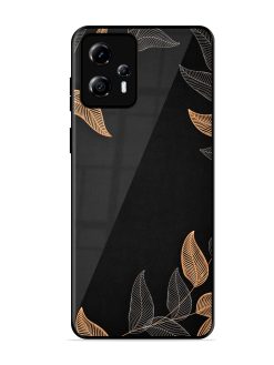 Foliage Art Glossy Metal Phone Cover for Motorola Moto G13