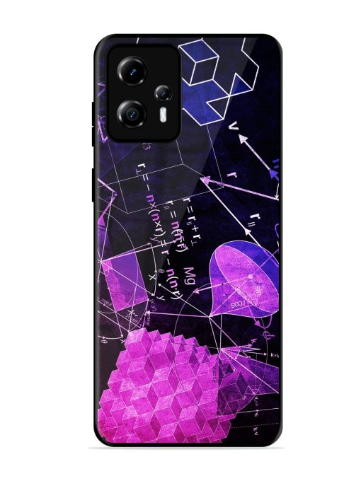 Math Physics Formula Art Glossy Metal Phone Cover for Motorola Moto G13 Zapvi