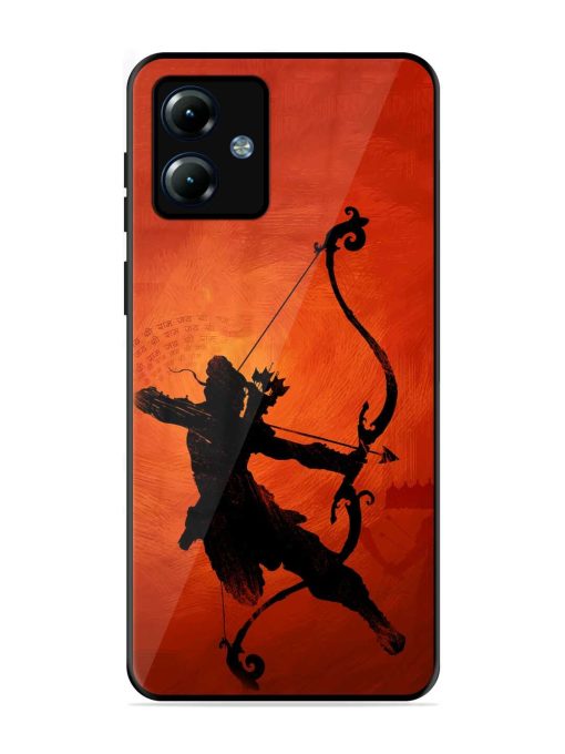 Illustration Lord Rama Glossy Metal Phone Cover for Motorola Moto G14 Zapvi