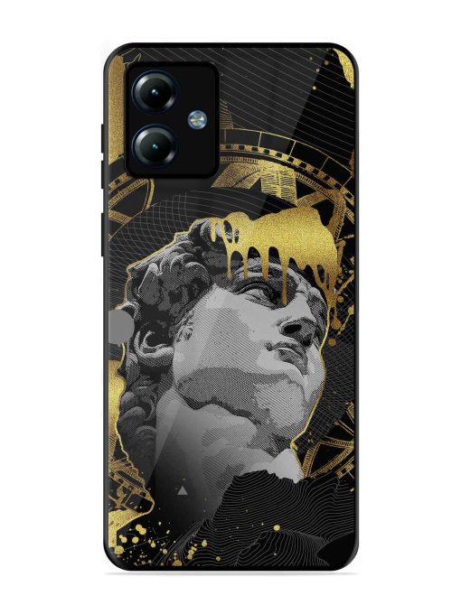 Roman Face Glossy Metal Phone Cover for Motorola Moto G14 Zapvi