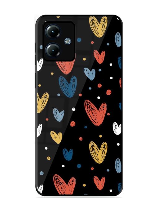 Happy Valentines Day Glossy Metal TPU Phone Cover for Motorola Moto G14 Zapvi