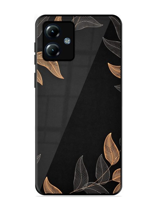 Foliage Art Glossy Metal Phone Cover for Motorola Moto G14 Zapvi