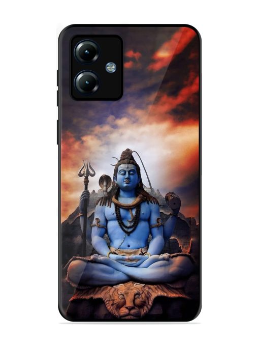 Jai Jai Shiv Glossy Metal Phone Cover for Motorola Moto G14 Zapvi