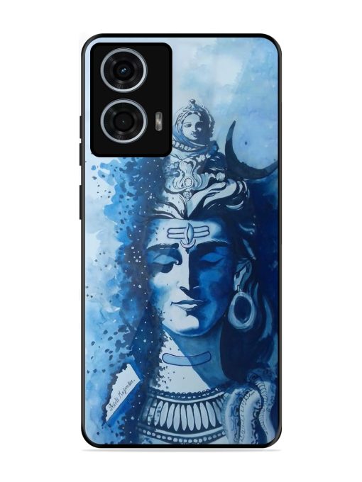 Shiv Art Glossy Metal Phone Cover for Motorola Moto G24 Power Zapvi