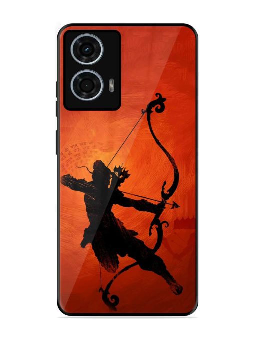 Illustration Lord Rama Glossy Metal Phone Cover for Motorola Moto G24 Power