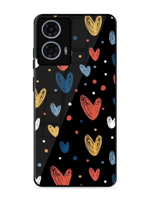 Happy Valentines Day Glossy Metal TPU Phone Cover for Motorola Moto G24 Power