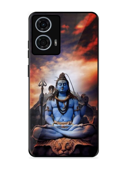 Jai Jai Shiv Glossy Metal Phone Cover for Motorola Moto G24 Power