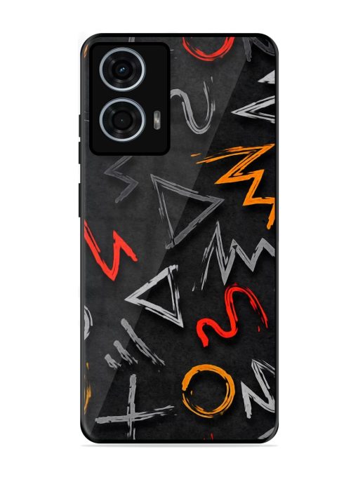 Grungy Graffiti Glossy Metal Phone Cover for Motorola Moto G24 Power