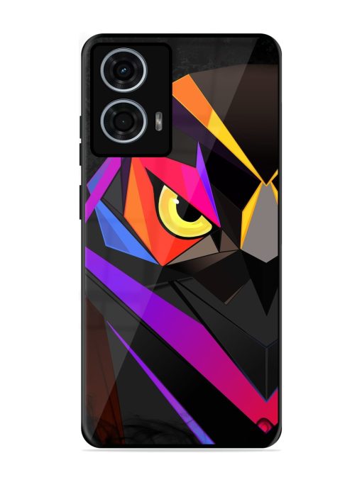 Wpap Owl Glossy Metal Phone Cover for Motorola Moto G24 Power