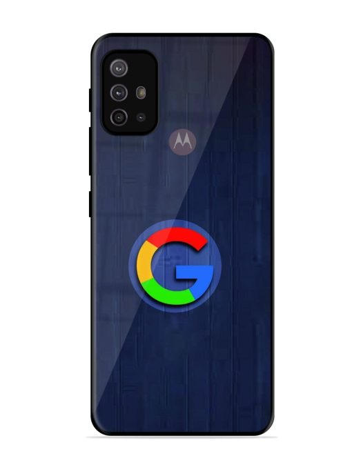 Google Logo Printed Glossy Metal TPU Phone Cover for Motorola Moto G30