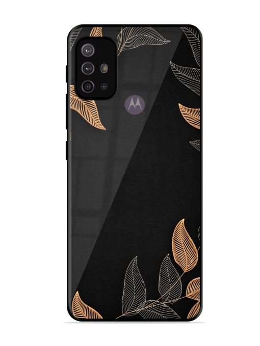 Foliage Art Glossy Metal Phone Cover for Motorola Moto G30