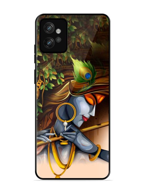 Krishna Glossy Metal Phone Cover for Motorola Moto G32