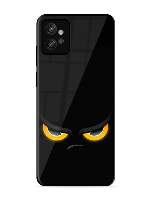 Scary Yellow Eye Glossy Metal TPU Phone Cover for Motorola Moto G32