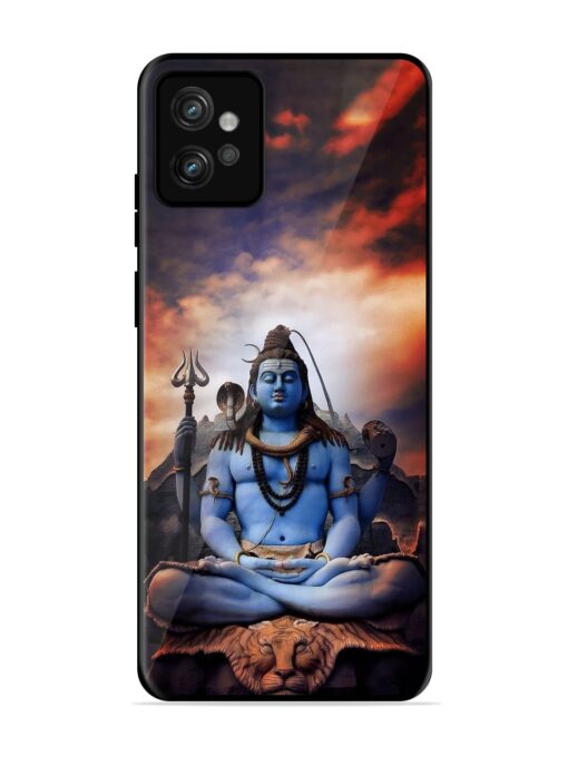 Jai Jai Shiv Glossy Metal Phone Cover for Motorola Moto G32